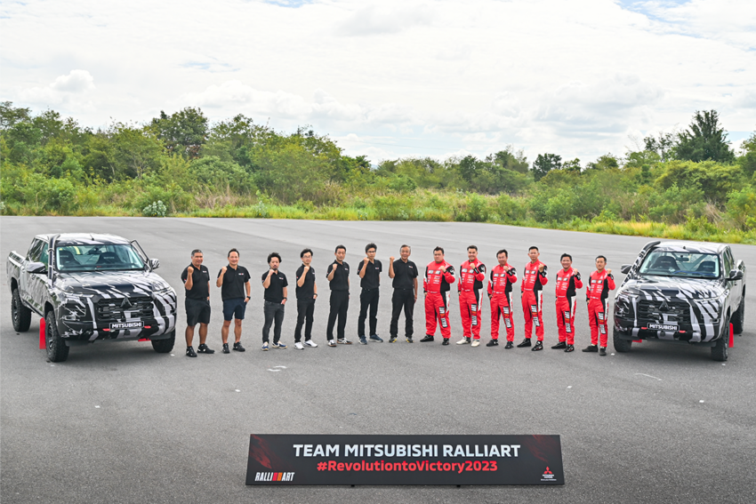 Mitsubishi Triton 2023 Group T1 untuk AXCR 2023 – model produksi belum lancar, versi rali hampir siap! 1635464