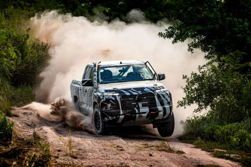 Mitsubishi Triton 2023 Group T1 untuk AXCR 2023 – model produksi belum lancar, versi rali hampir siap! 1635463
