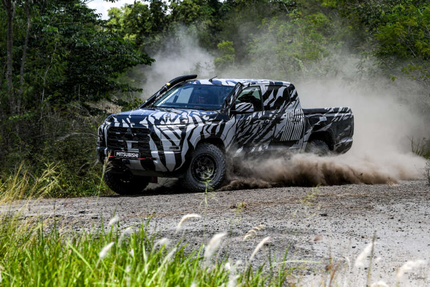 Mitsubishi Triton 2023 Group T1 untuk AXCR 2023 – model produksi belum lancar, versi rali hampir siap! 1635492