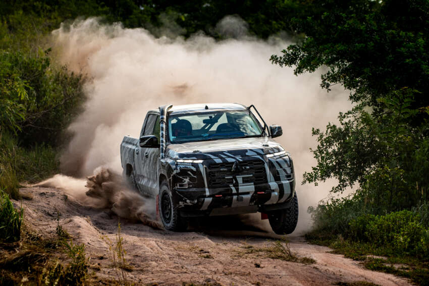 Mitsubishi Triton 2023 Group T1 untuk AXCR 2023 – model produksi belum lancar, versi rali hampir siap! 1635493