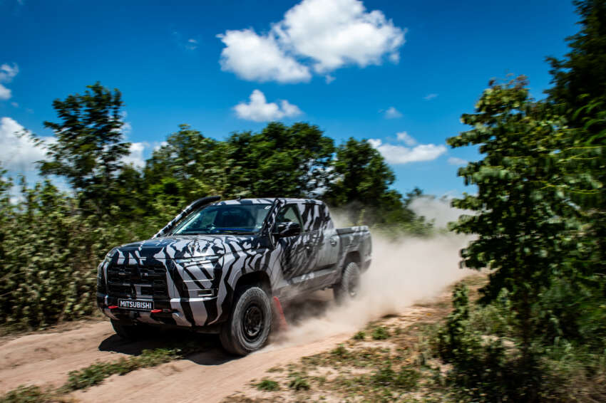 Mitsubishi Triton 2023 Group T1 untuk AXCR 2023 – model produksi belum lancar, versi rali hampir siap! 1635496
