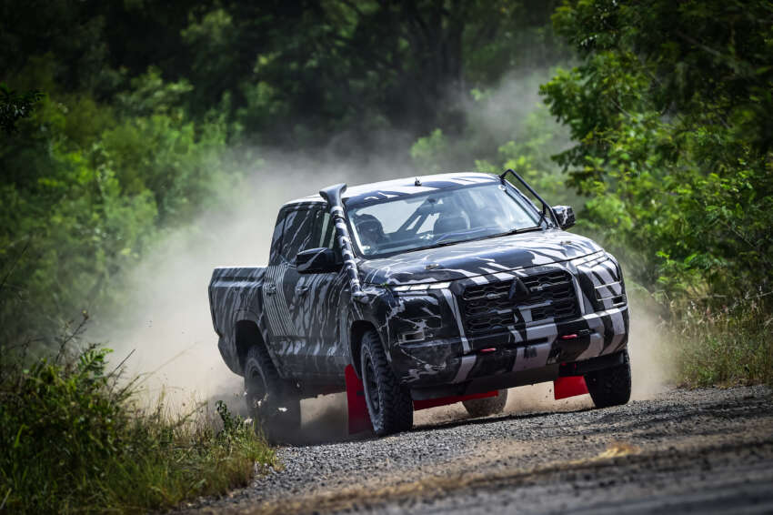 Mitsubishi Triton 2023 Group T1 untuk AXCR 2023 – model produksi belum lancar, versi rali hampir siap! 1635499