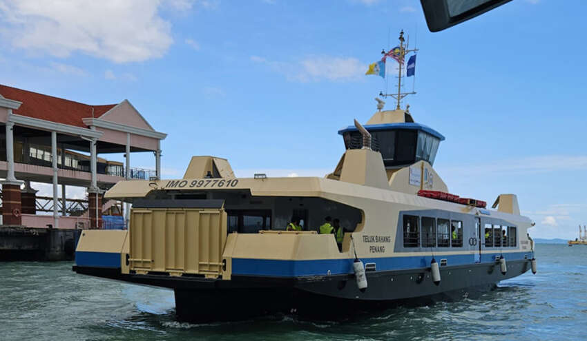 New Penang ferry service to be launched on August 7 – free rides for a month; 6am to 8.30pm daily; 4 ferries 1638310