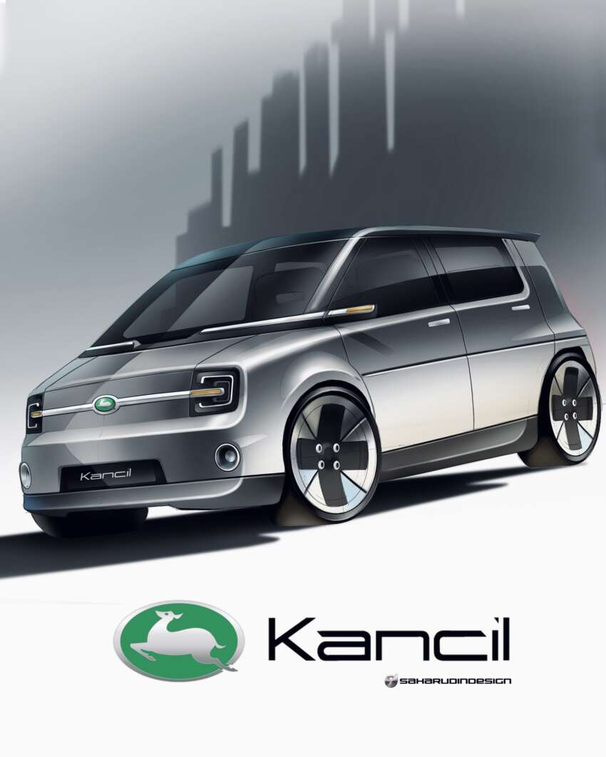 Perodua Kancil EV envisioned by Saharudin Design 1635940