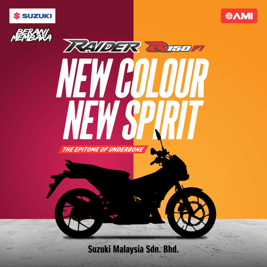 Suzuki Raider R150 Fi Malaysia dapat warna baru 1647894