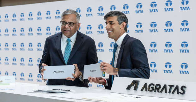 Tata to invest over RM23.4 billion for new UK battery plant – 2026 completion; 40 GWh annual capacity
