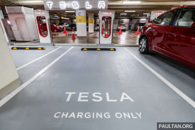 Tesla Supercharger network in Malaysia – required 30% for use by other brand EVs only from 2025