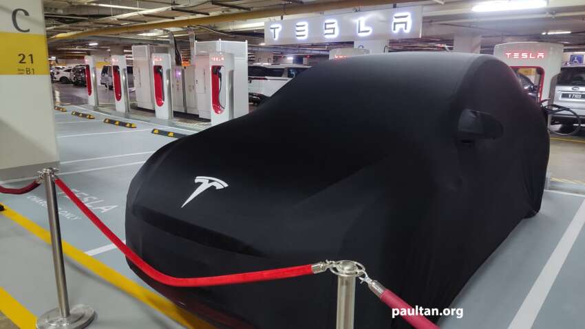 Stesen Tesla Supercharger pertama di Malaysia siap di tempat parkir B1 Pavilion KL; sediakan 8 pengecas 1642453