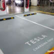 First Tesla Supercharger station in Malaysia located at Pavilion KL – eight charging bays in B1 parking area