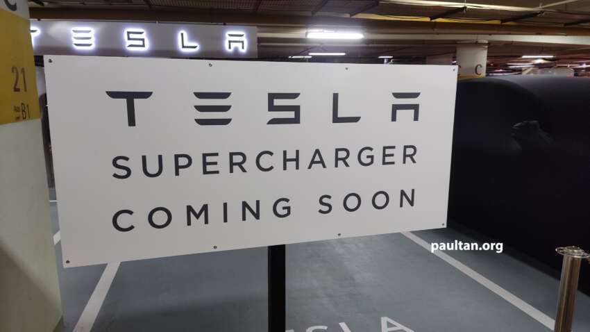 Stesen Tesla Supercharger pertama di Malaysia siap di tempat parkir B1 Pavilion KL; sediakan 8 pengecas 1642451