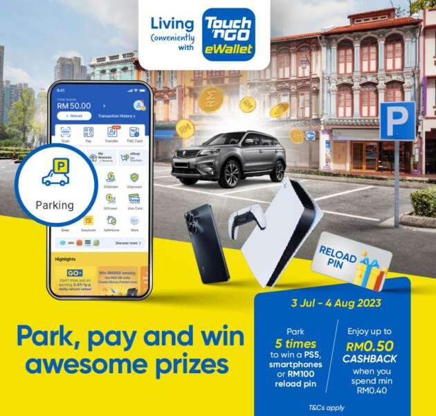 Touch ‘n Go eWallet – complete payment coverage now for on-street parking in Kuala Lumpur, Selangor