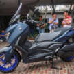 Yamaha XMax 250 2023 dilancar di pasaran Malaysia – datang terus dengan skrin TFT dan Garmin, RM24k