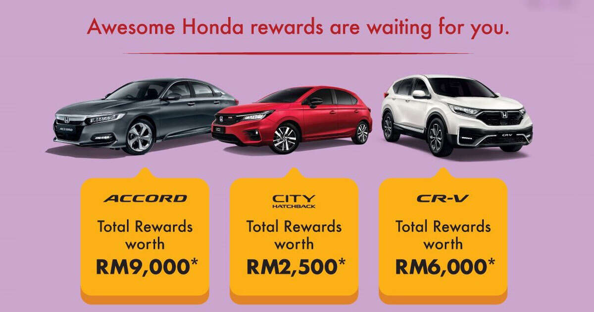 Honda Malaysia 2023 年 7 月促销，折扣高达 RM9k