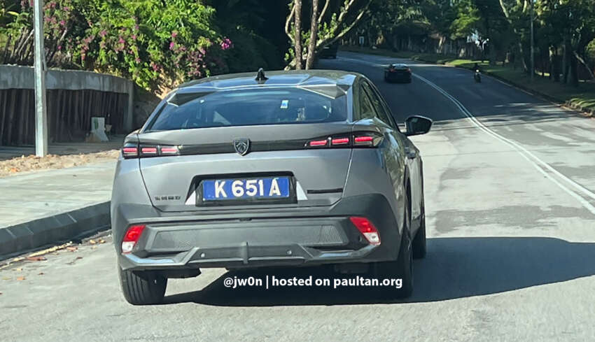 2023 Peugeot 408 fastback spotted testing in Malaysia 1636609