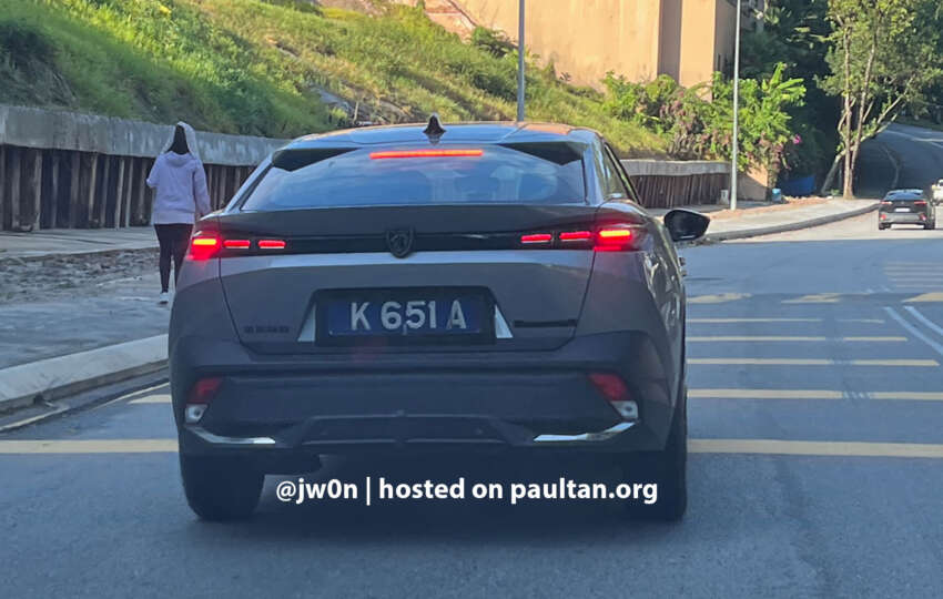 2023 Peugeot 408 fastback spotted testing in Malaysia 1636610