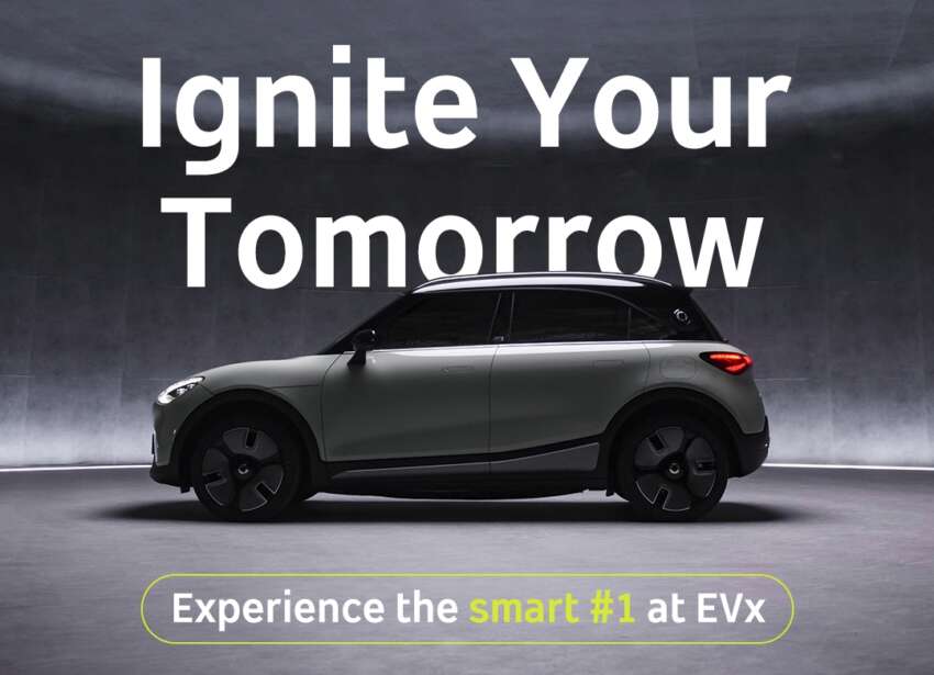 smart #1 EV set to make its first official appearance in Malaysia at EVx 2023 this coming July 22-23, SCCC 1640586