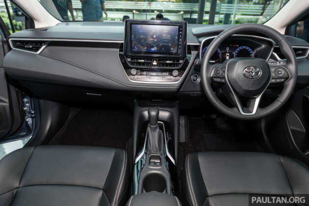 2023 Toyota Corolla updated in Malaysia – new 12.3-inch instrument display, USB-C, wheels; from RM140k