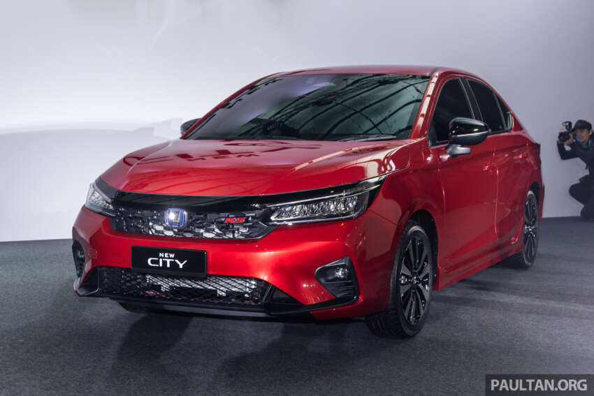 Honda City <em>facelift</em> 2023 dilancar di M’sia — lima varian termasuk hibrid, Honda Connect, dari RM84,900 1653636