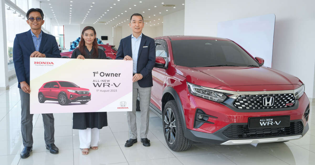 2023 Honda WR V first customer Malaysia delivery 1