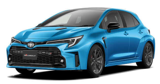 Toyota GR Corolla dapat peningkatan di Jepun – skru, bukaan udara bampar serta pilihan warna cyan baru