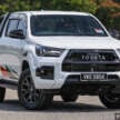 2023 Toyota Hilux GR Sport in Malaysia – sporty pick-up truck with bodykit, monotube dampers; fr RM169k