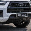 2023 Toyota Hilux GR Sport in Malaysia – sporty pick-up truck with bodykit, monotube dampers; fr RM169k