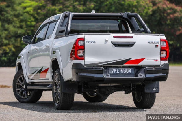 2023 Toyota Hilux GR Sport in Malaysia – sporty pick-up truck with bodykit, monotube dampers; fr RM169k