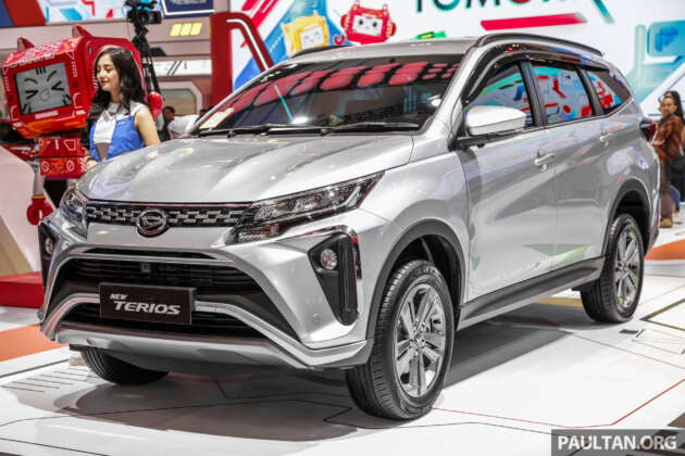 GIIAS 2023: Daihatsu Terios facelift – Aruz sister gets revised styling, same 1.5L NA; priced from RM71k