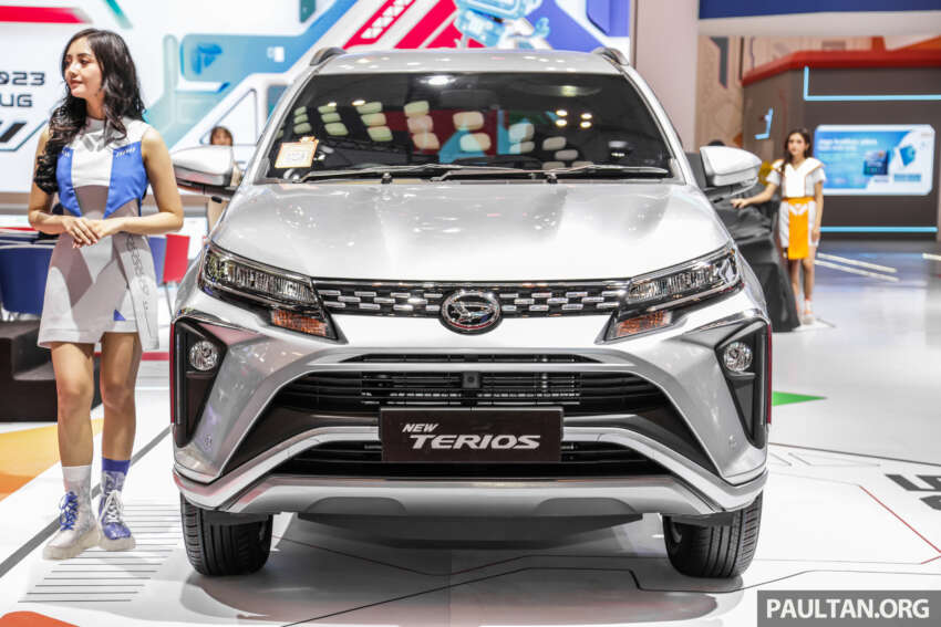 GIIAS 2023: Daihatsu Terios facelift – kembar Aruz dan Rush diberikan perubahan gaya, enjin masih sama 1655152