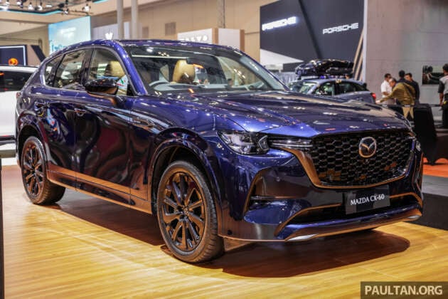 Mazda CX-60 to be previewed at KLIMS 2024 – five-seat SUV built on RWD platform with six-cylinder engines