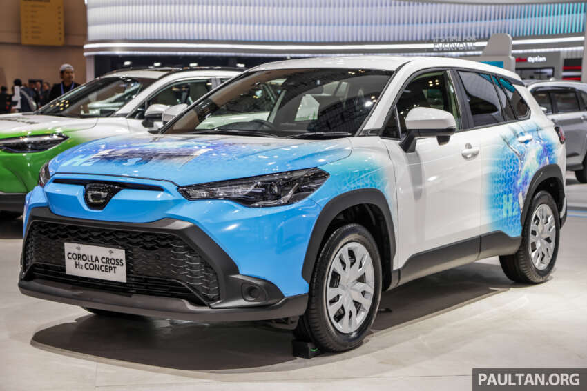 GIIAS 2023: Toyota Corolla Cross Hydrogen Concept – SUV powered by H2 with 1.6L turbo from GR Corolla 1655345