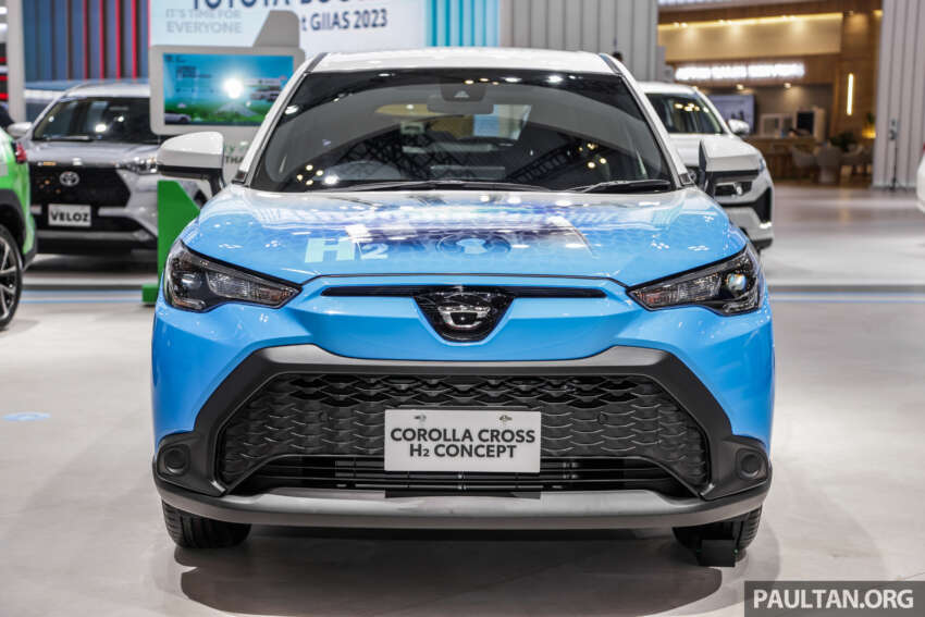 GIIAS 2023: Toyota Corolla Cross Hydrogen Concept – SUV powered by H2 with 1.6L turbo from GR Corolla 1655347