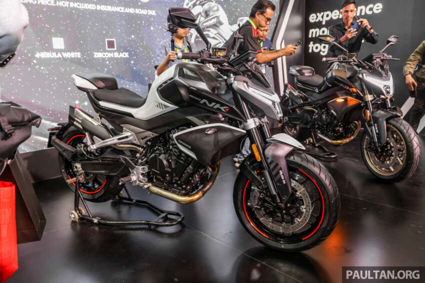 2023 CFMoto 800NK Advanced naked sportsbike official Malaysia launch at KLBS, priced at RM38,888 1659553