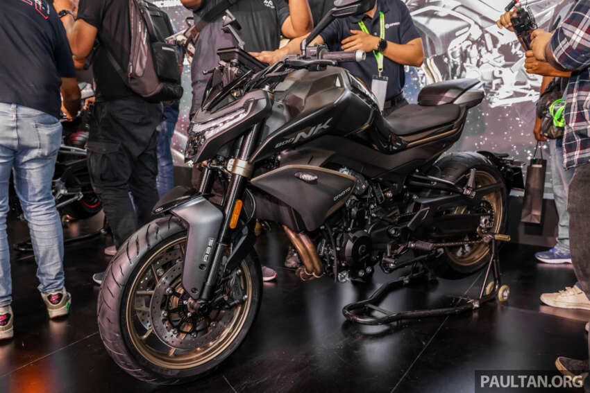 2023 CFMoto 800NK Advanced naked sportsbike official Malaysia launch at KLBS, priced at RM38,888 1659569