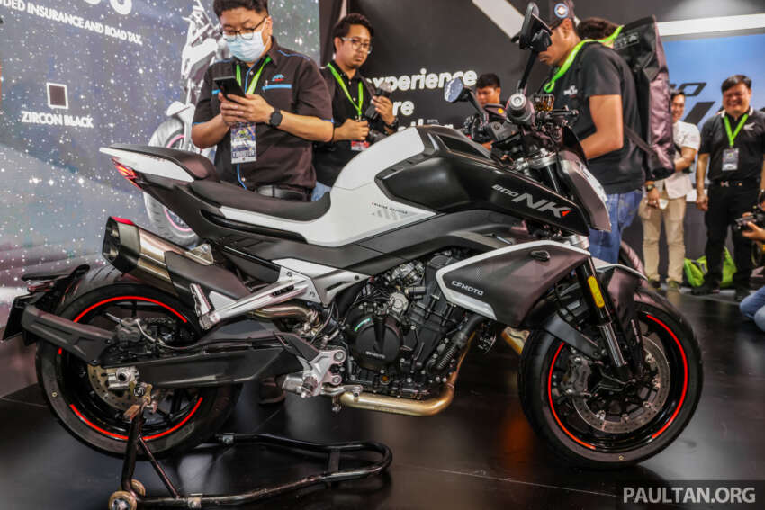 2023 CFMoto 800NK Advanced naked sportsbike official Malaysia launch at KLBS, priced at RM38,888 1659555