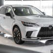 2023 Lexus RX 500h F Sport debuts in Malaysia – 2.4T AWD hybrid, 371 PS and 550 Nm, priced from RM499k