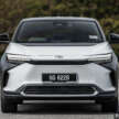2023 Toyota bZ4X – 500 km range EV in Malaysia soon