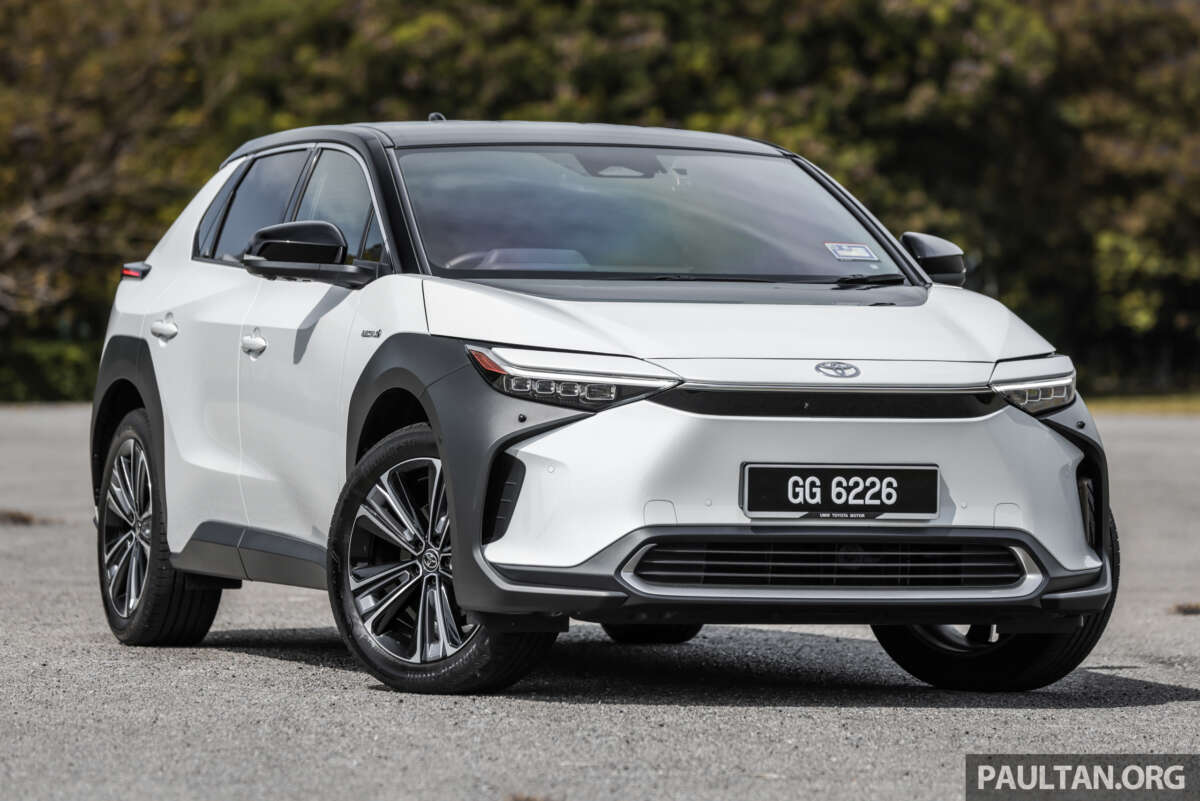 2023 Toyota bZ4X in Malaysia – EV crossover with 71.4 kWh battery, 500 km range, 204 PS launching this year