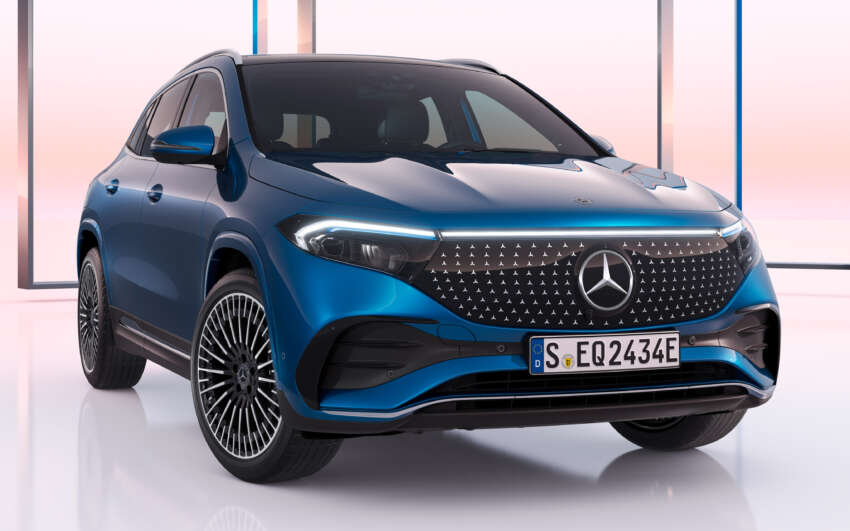 2024 Mercedes-Benz EQA facelift debuts – new front end; updated MBUX; up to 228 PS, 560 km EV range 1661152