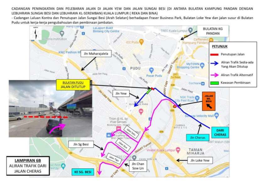 Bulatan Loke Yew and surrounding roads will be closed to all traffic for one-year from Aug 5 – DBKL 1649843