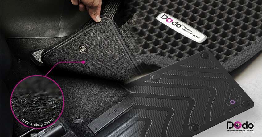 Dodo Mat unveils upgrades to its award-winning dual-layer car mats – Antislip Guard and an all-new heel pad 1661926