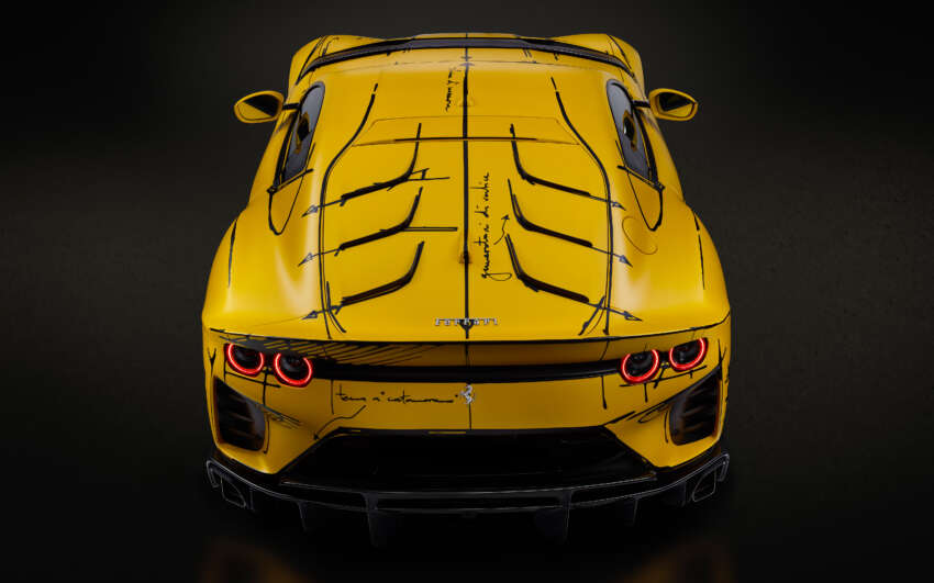 Ferrari 812 Competizione Tailor Made dengan konsep conteng luar dan dalam akan dibuka untuk lelongan 1657925