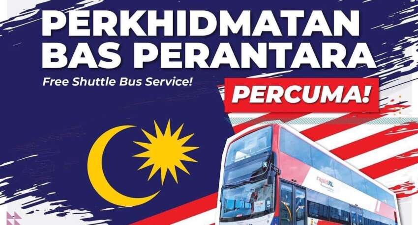 Bas perantara percuma di Putrajaya pada 31 Ogos 1661253