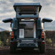 GMC Hummer EV EarthCruiser – electric pick-up truck with carbon-fibre pop-up camper, bed and kitchen