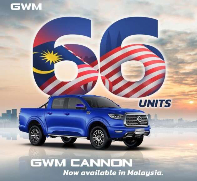 GWM Cannon Ultra 2023 – 66 unit pertama kini di M’sia, 2.0L turbodiesel 163 PS/400 Nm, RM128k