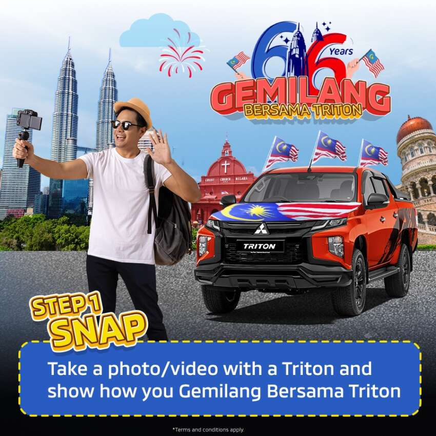 Gemilang Bersama Triton UGC contest – celebrate this Merdeka with Mitsubishi Motors Malaysia, win prizes 1660575