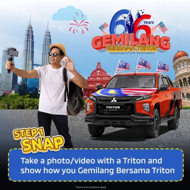 Peraduan Gemilang Bersama Triton UGC – rai Merdeka dengan Mitsubishi Malaysia, menangi pelbagai hadiah