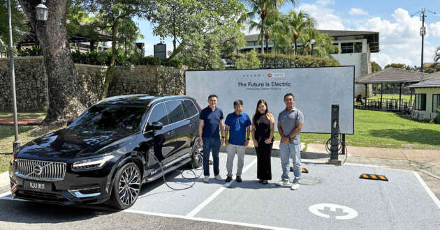 Sime Darby Swedish Auto & Volvo Car Malaysia’s 22 kW AC chargers at Kota Permai Golf & Country Club