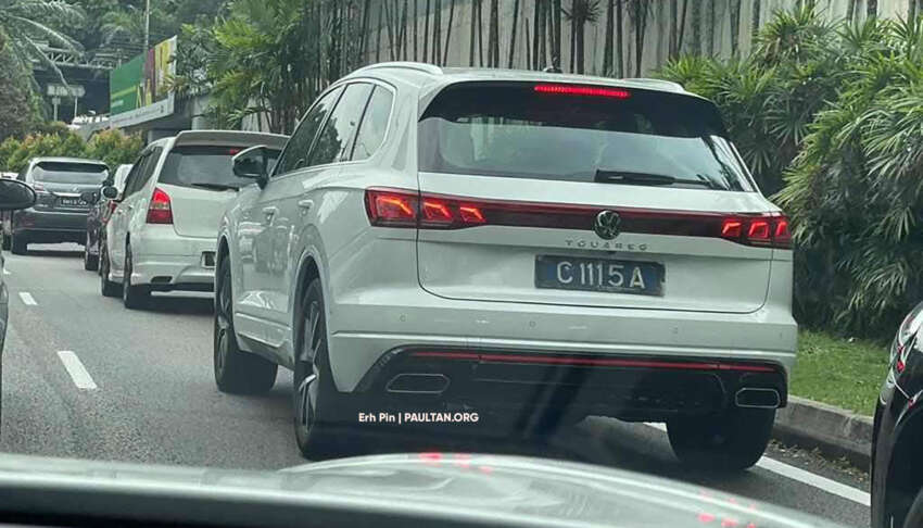 2023 Volkswagen Touareg facelift seen with Pahang trade plates, will it be CKD assembled in Pekan? 1651300