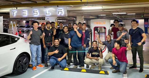 Tesla Superchargers in Malaysia installed by local team from EV Connection; completed in two weeks